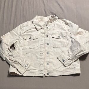 Cream Denim Jacket